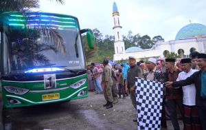 Wabup Lepas Keberangkatan Kloter 18 CJH Merangin