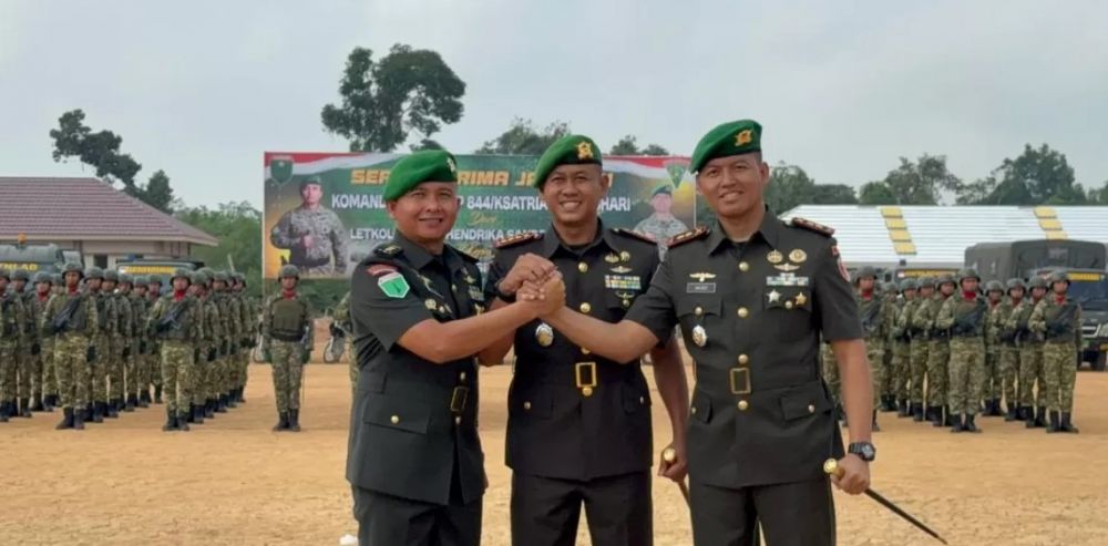 Letkol Inf Wasidi Resmi Jabat Danyonif TP 844/Ksatria Batang Hari