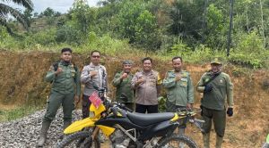 Cegah Karhutla di Batang Asam, Polsek Tungkal Ulu Bersama Polhut TNBT dan MPA Sisir Desa Suban