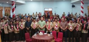 Bupati Syukur Lepas Kontingen Pramuka Merangin ke Jambore Daerah Jambi