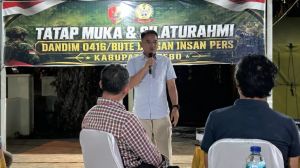 Dandim 0416/Bute Perkuat Sinergi dengan Wartawan Tebo, Ajak Sajikan Informasi Akurat