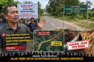 Penolakan Meluas! Warga Tolak PT Montd'Or Pakai Jalan TMMD